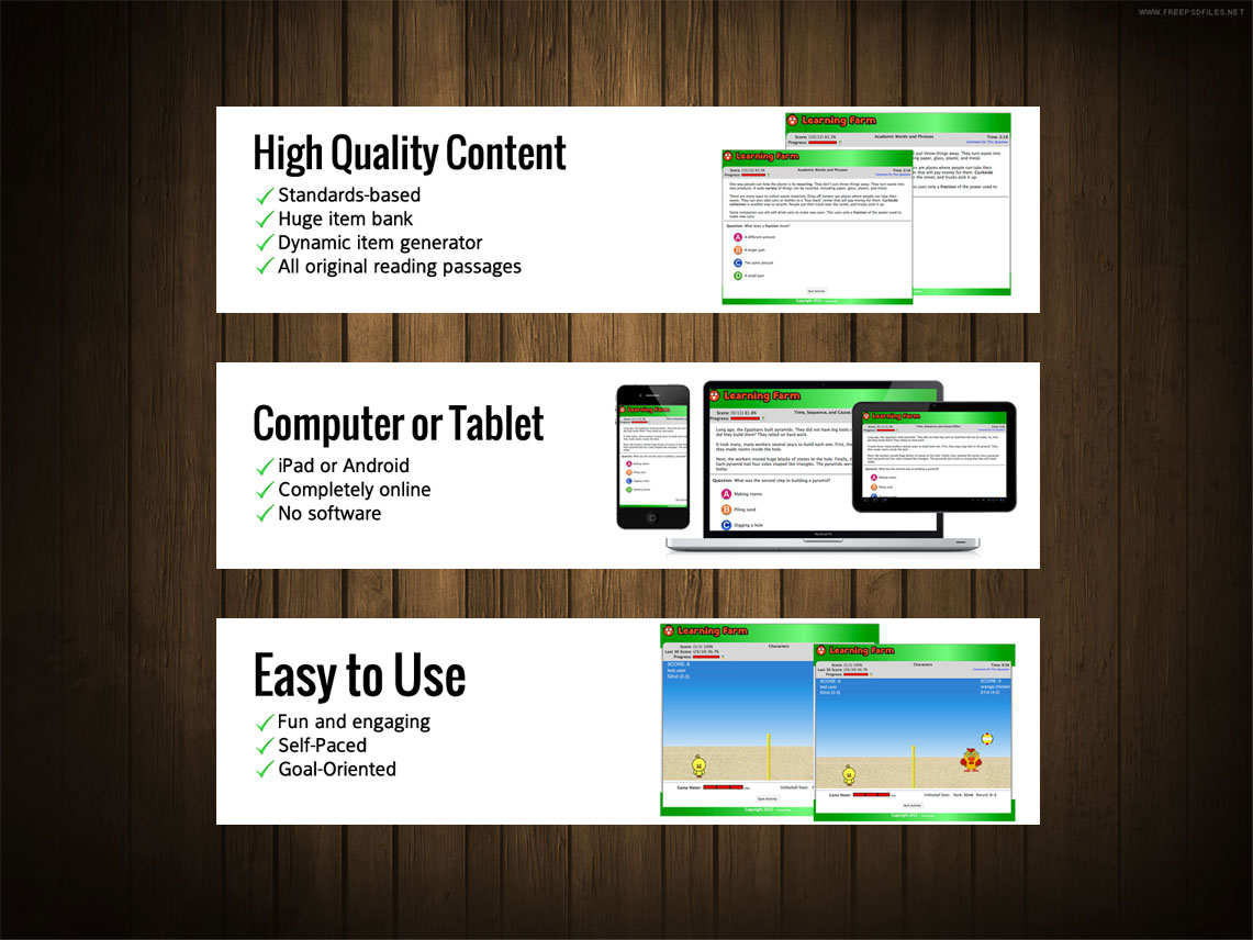 Banner Ad Design by MeMe Botrous for Learning Farm | Design #1281270