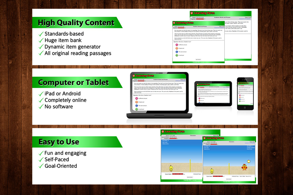 Banner Ad Design by MeMe Botrous for Learning Farm | Design #1289871