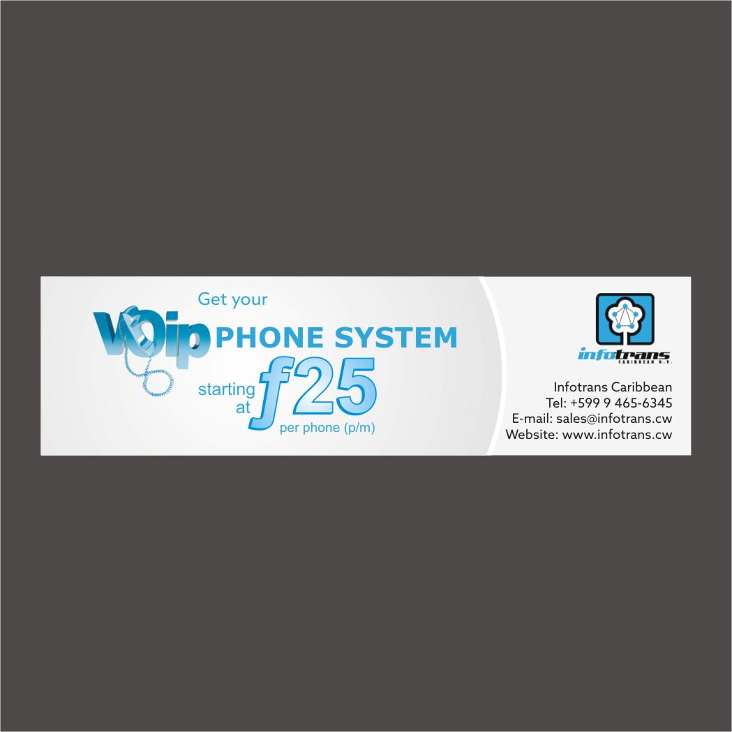 Banner-Design von INDIAN_Ashok für Infotrans Caribbean | Design #4520553
