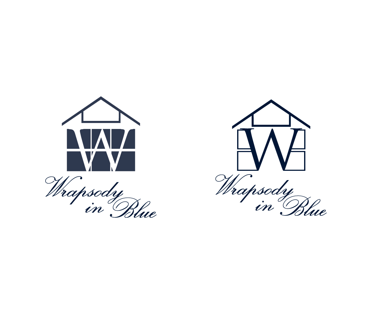 Logo Design by meygekon for Wrapsody in Blue | Design #4584608