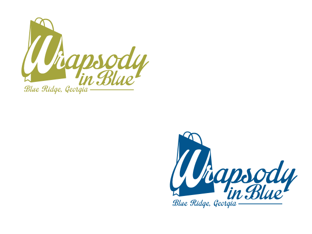 Logo Design by Diniey Zafeerah for Wrapsody in Blue | Design #4581704