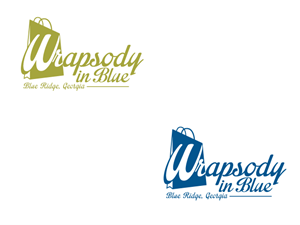 Logo Design by Diniey Zafeerah for Wrapsody in Blue | Design: #4581704