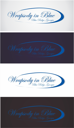 Logo Design by helenaspridzane for Wrapsody in Blue | Design: #4584080
