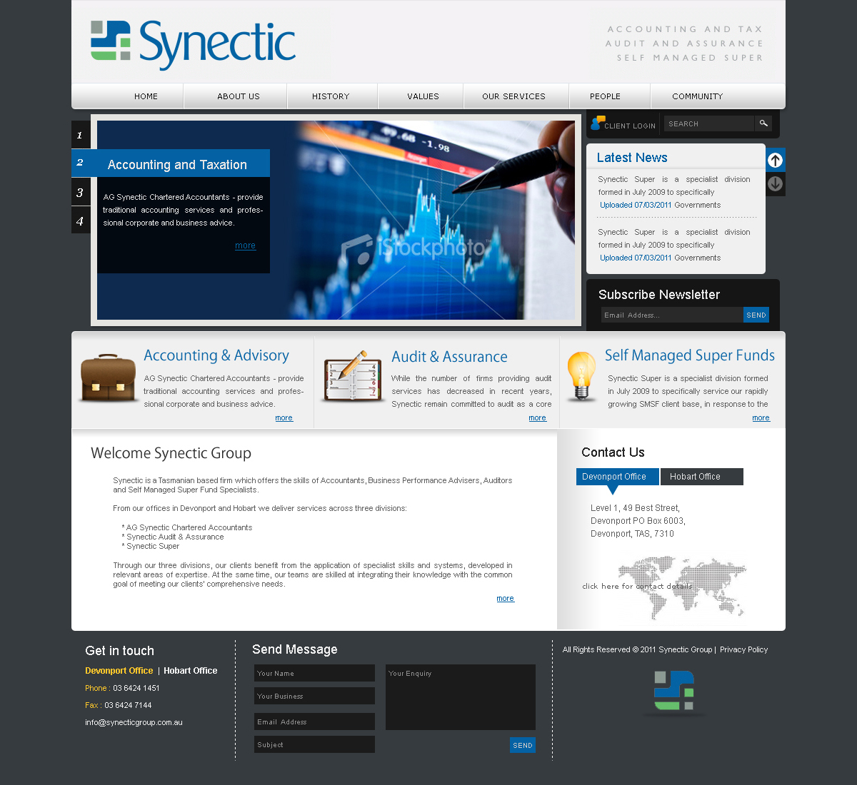 Web Design by Tebu Kurian for Sympact | Design #242470