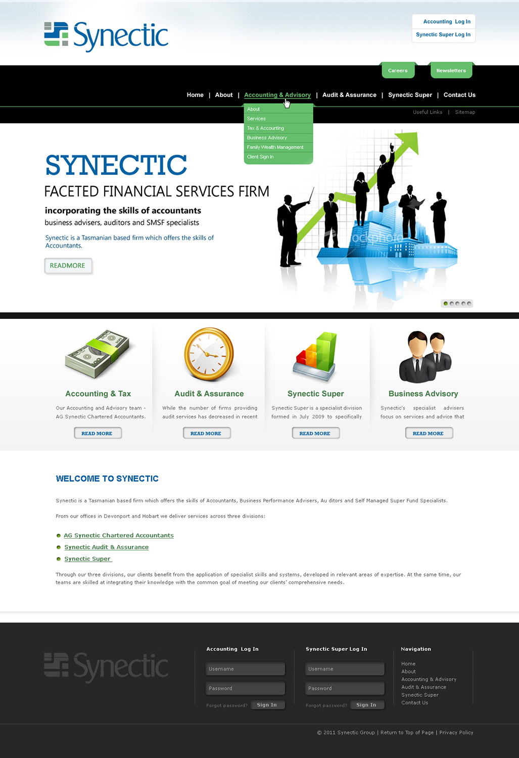 Web Design by Tebu Kurian for Sympact | Design #242482
