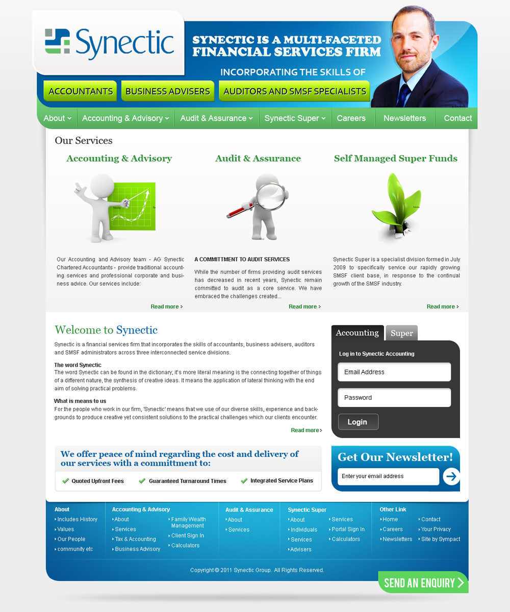 Web-Design von Mayank Patel für Sympact | Design #244833