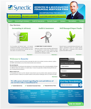 Web-Design von Mayank Patel für Sympact | Design: #244833
