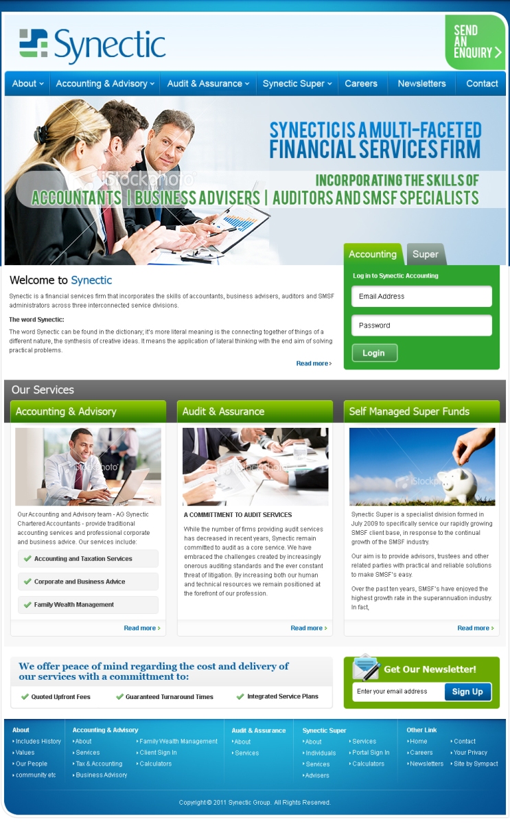 Web Design par Mayank Patel pour Sympact | Design #246749