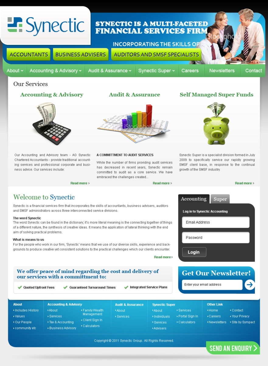 Web-Design von Mayank Patel für Sympact | Design #246752