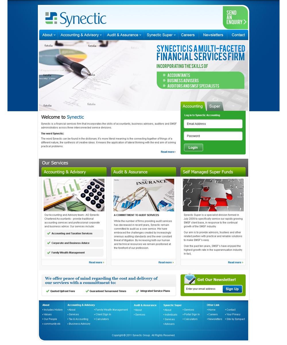 Web Design by Mayank Patel for Sympact | Design #251358