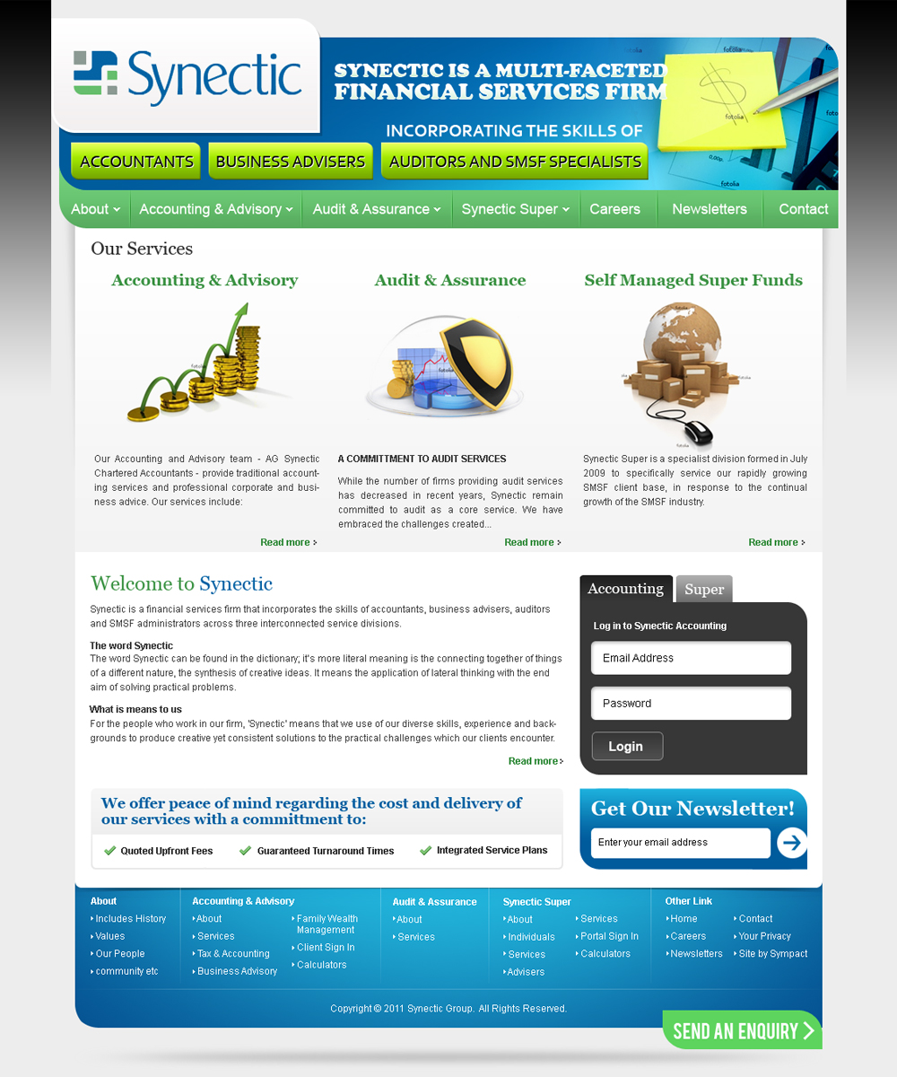 Web-Design von Mayank Patel für Sympact | Design #251359