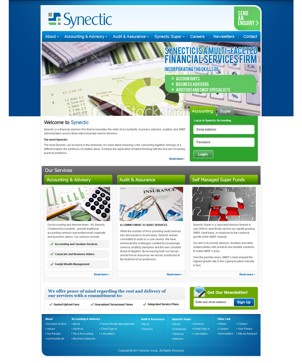 Web Design by Mayank Patel for Sympact | Design #251361