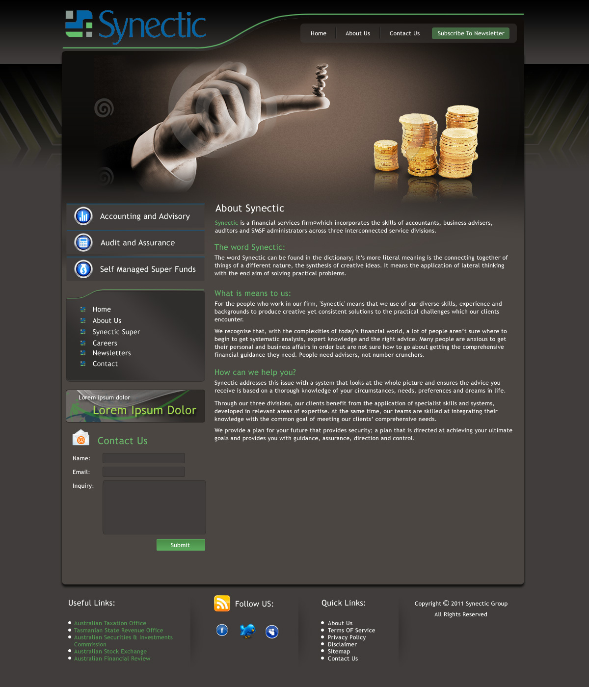 Web Design by D...Design for Sympact | Design #255506