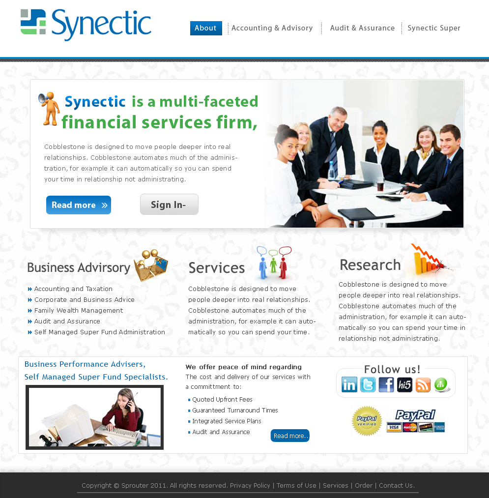 Web Design by webxvision for Sympact | Design #243509