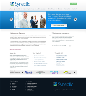 Web Design by LogoDesigns.ae for Sympact | Design: #243000