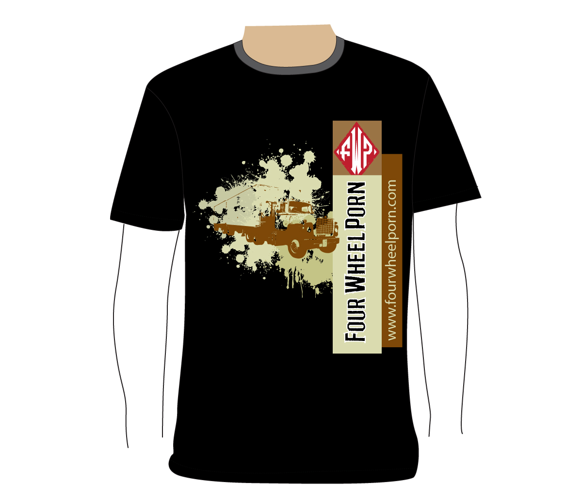 T-shirt Design by eayeri for Fourwheelporn | Design #4572260