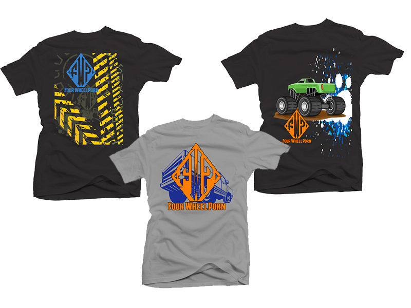 T-shirt Design by bmwavl for Fourwheelporn | Design #4519913