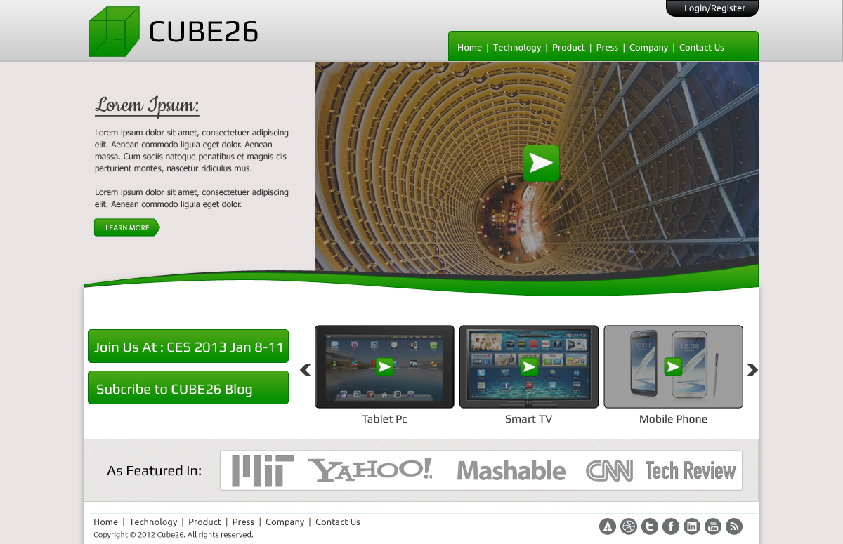 Diseño Web por OM para este proyecto | Diseño #1295895