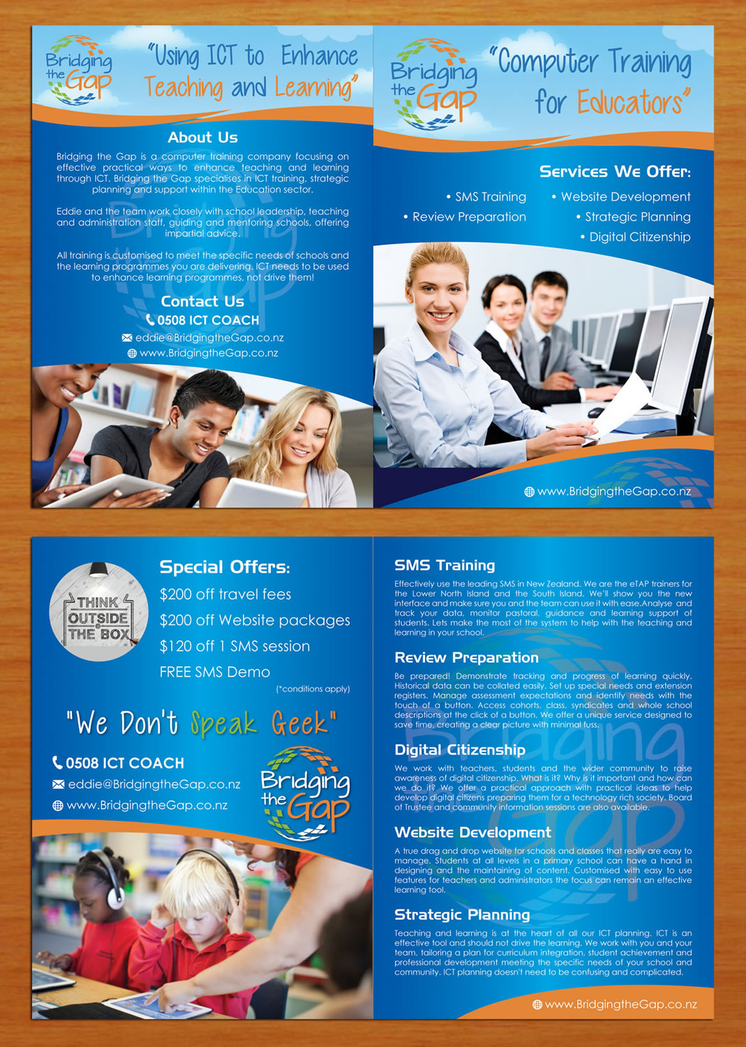 Brochure Design by Sbss for Bridging the Gap | Design #4640143