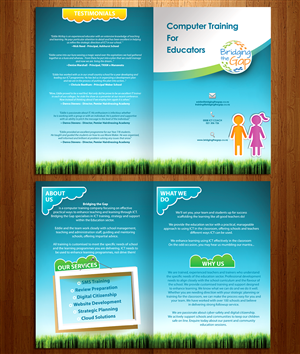 Brochure Design by Vixer for Bridging the Gap | Design #4575331