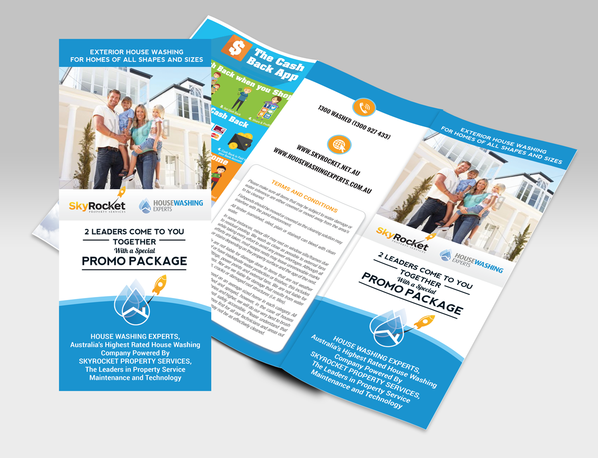 Brochure Design by Adylhere for Skyrocket Property Services | Design #4662157