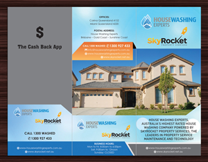 Diseño de Brochure por Sbss para Skyrocket Property Services | Diseño: #4558666