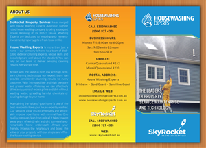 Diseño de Brochure por Sbss para Skyrocket Property Services | Diseño: #4558669