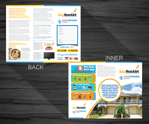 Diseño de Brochure por Mahendran  para Skyrocket Property Services | Diseño #6225796