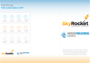Diseño de Brochure por betablocker para Skyrocket Property Services | Diseño: #4629910