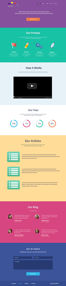 Web Design by  Ria Gupta for this project | Design #4640066