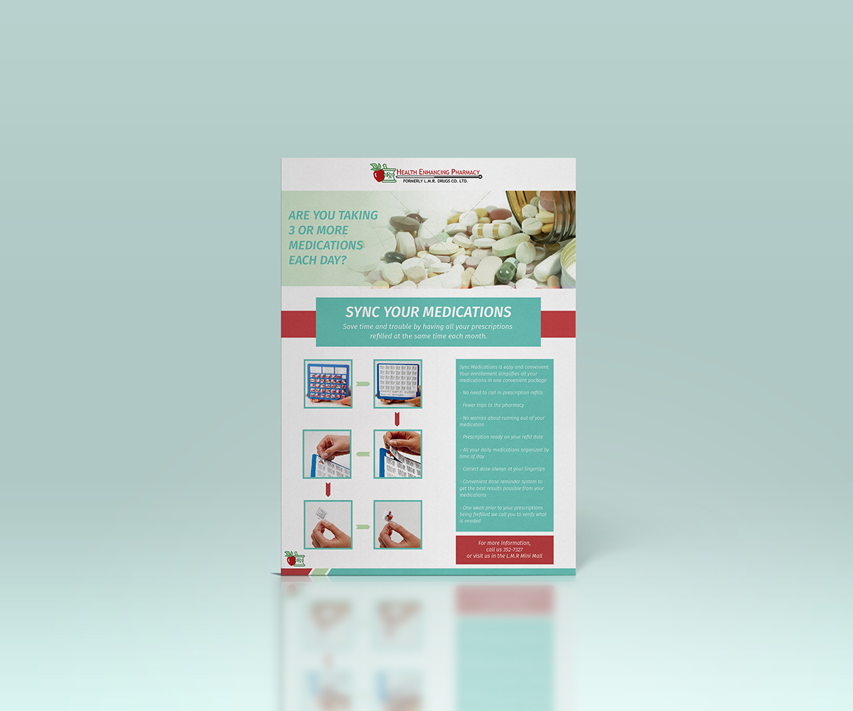 Flyer Design by Owtee-TheDreamer. for Health Enhancing Pharmacy | Design #4528370