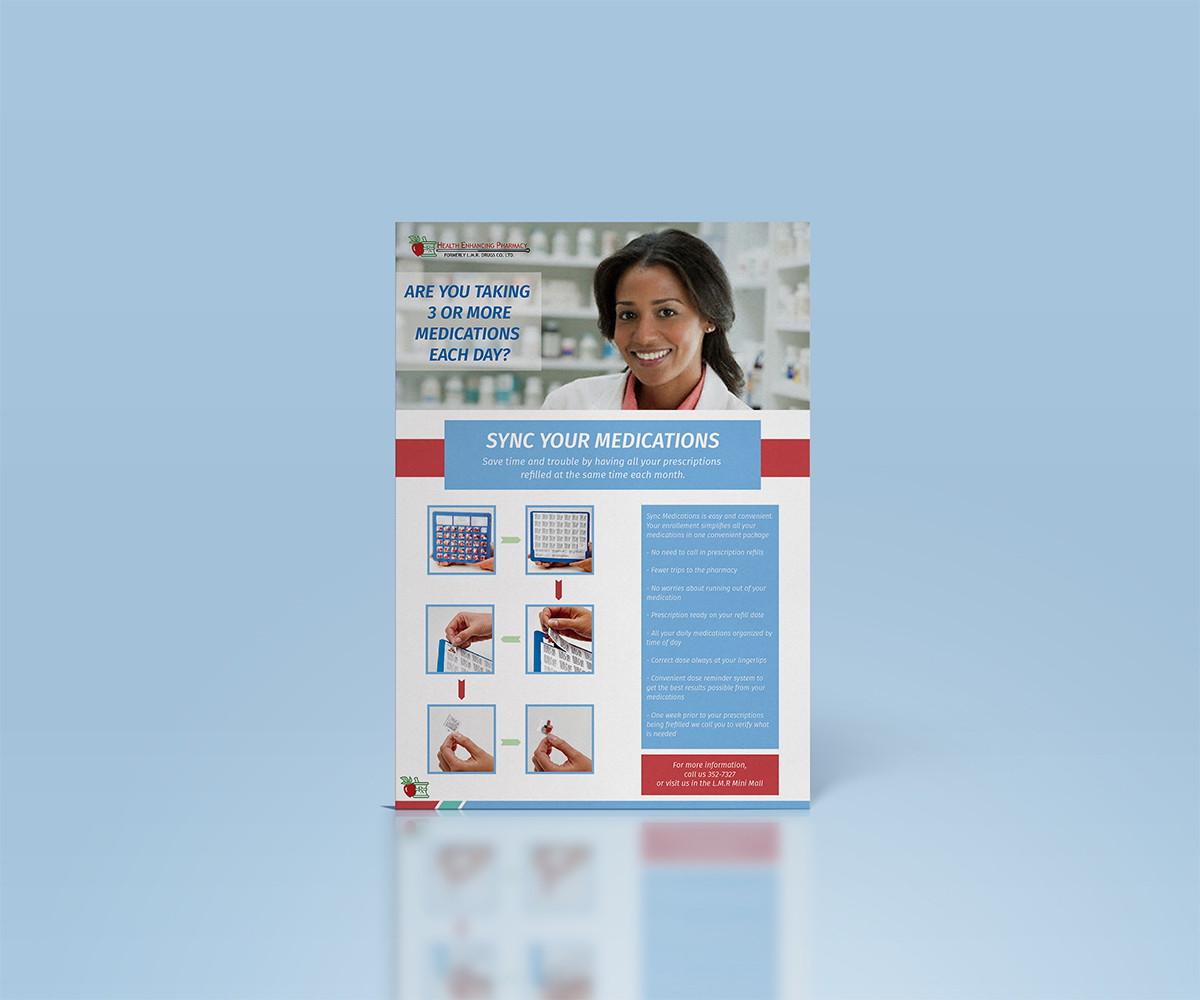 Flyer Design by Owtee-TheDreamer. for Health Enhancing Pharmacy | Design #4528644