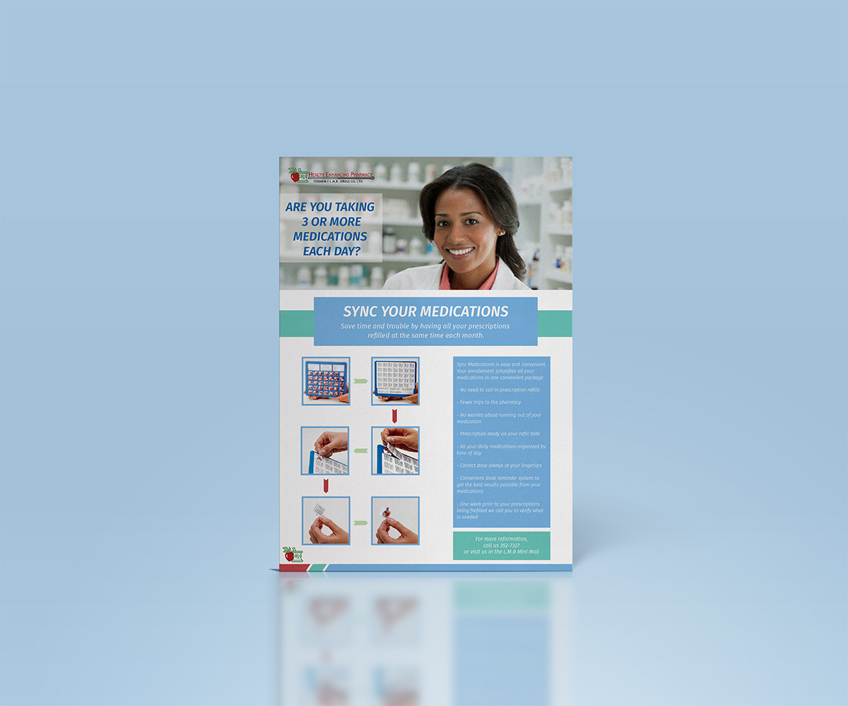 Flyer Design by Owtee-TheDreamer. for Health Enhancing Pharmacy | Design #4528646