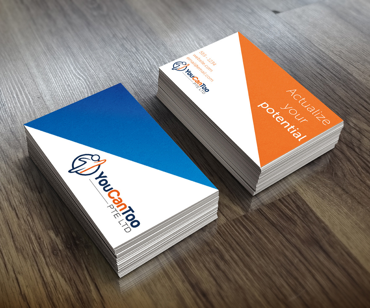 Business Card Design by edarcy91 for You Can Too Pte Ltd | Design #4618575