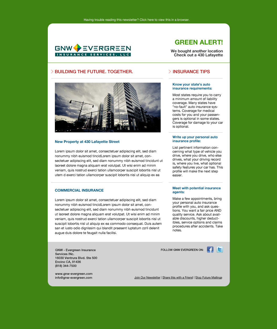 Newsletter-Design von Robert Marks für dieses Projekt | Design #208044