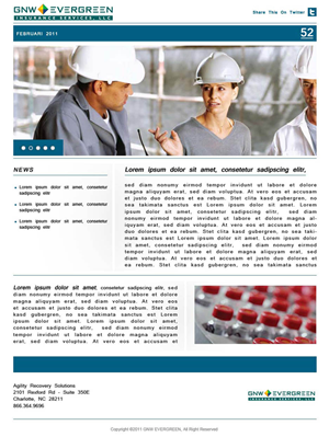 Newsletter Design by helpy adiwinoto