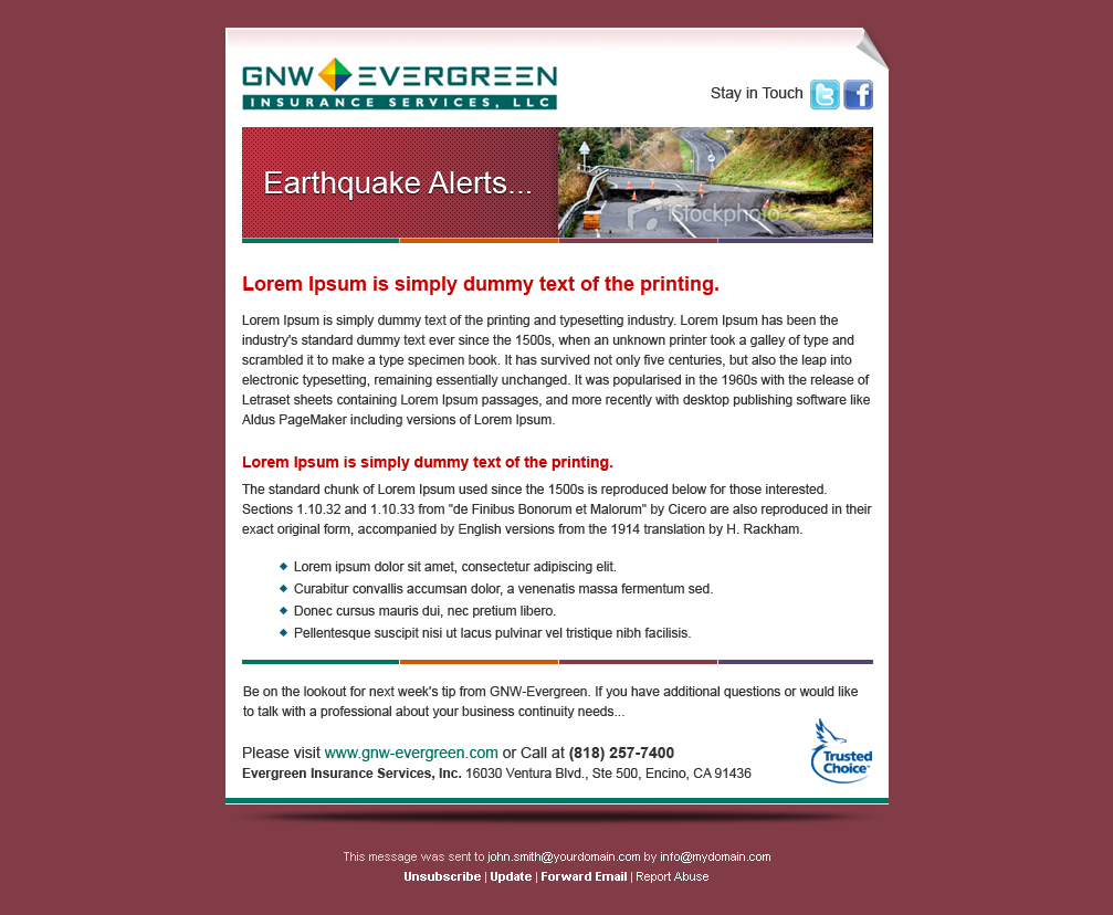 Newsletter Design by Manuli for this project | Design #203701