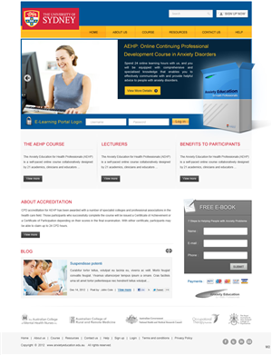 Wordpress Design by pb for University of Sydney | Design: #1295368