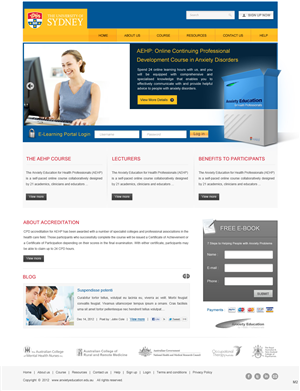 Wordpress Design by pb for University of Sydney | Design: #1295371