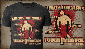 Muddy Duckers | T-Shirt-Design von BuntarBG