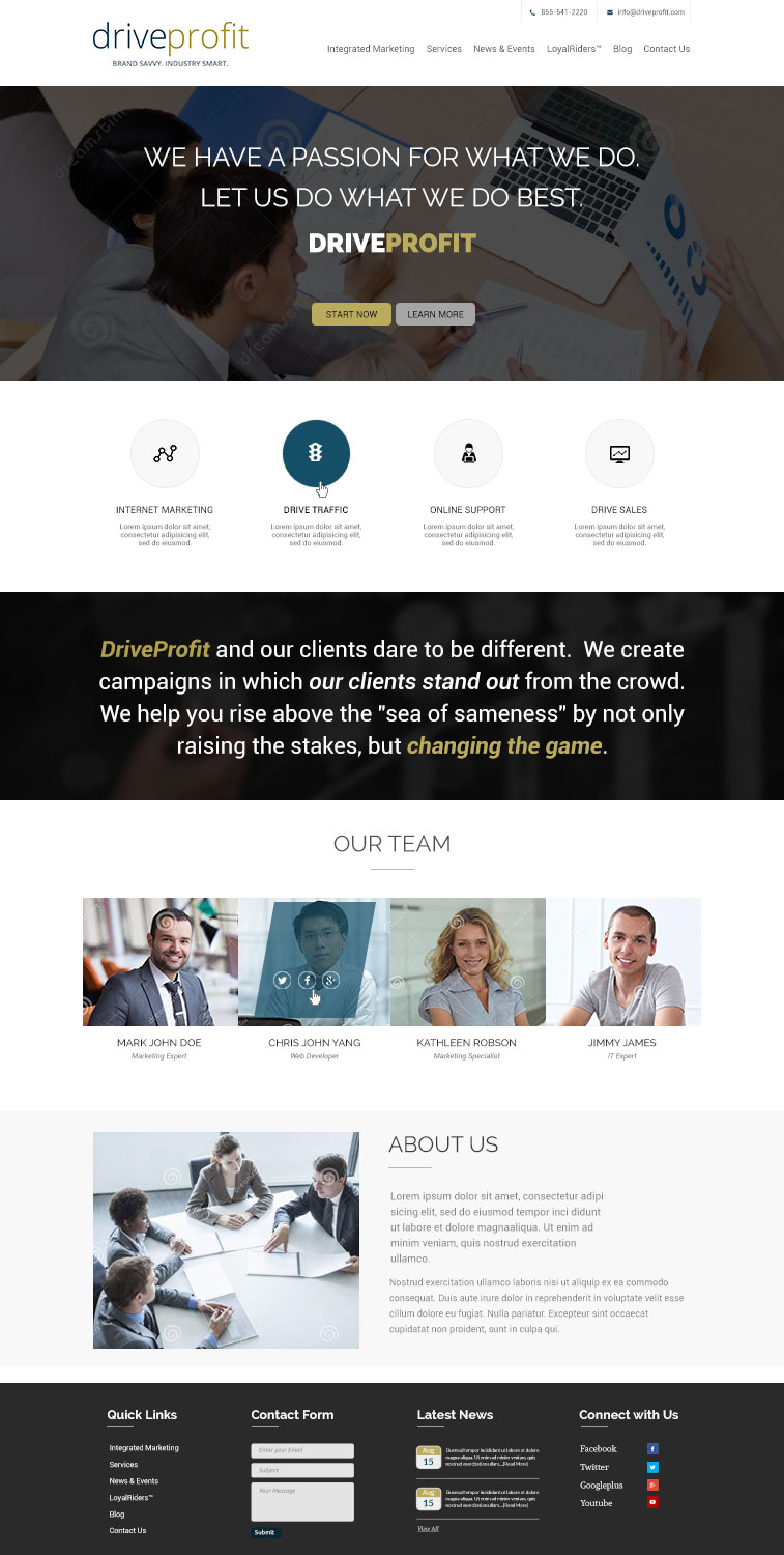 Web Design by CoolDesignz for DriveProfit | Design #5068926