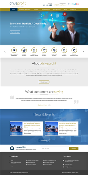 DriveProfit New Website | Diseño Web por Sbss