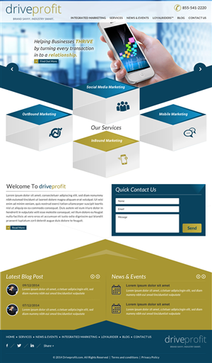 Web Design by Mac Ruskin for DriveProfit | Design: #5074480