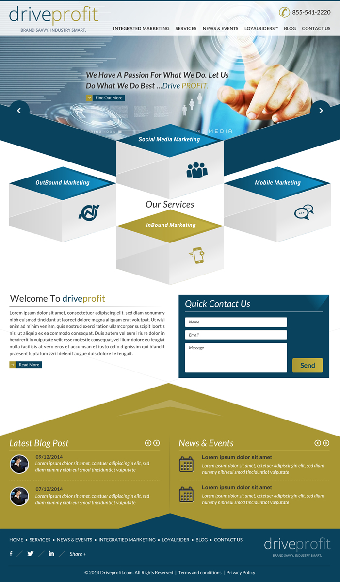 Web Design by Mac Ruskin for DriveProfit | Design #5074486