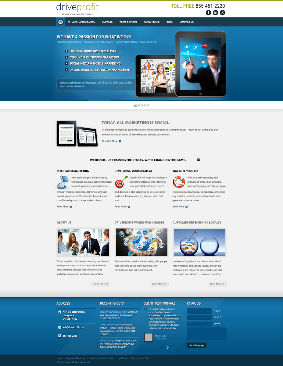 Web Design par PIXELBIRD STUDIO pour DriveProfit | Design #5068503