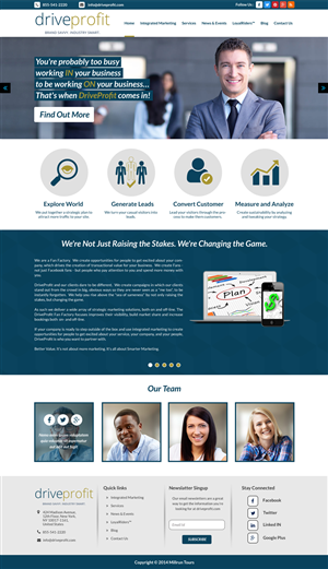 Web Design par Advent Innovative pour DriveProfit | Design #5071709