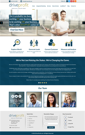 Web Design by Advent Innovative for DriveProfit | Design: #5071923