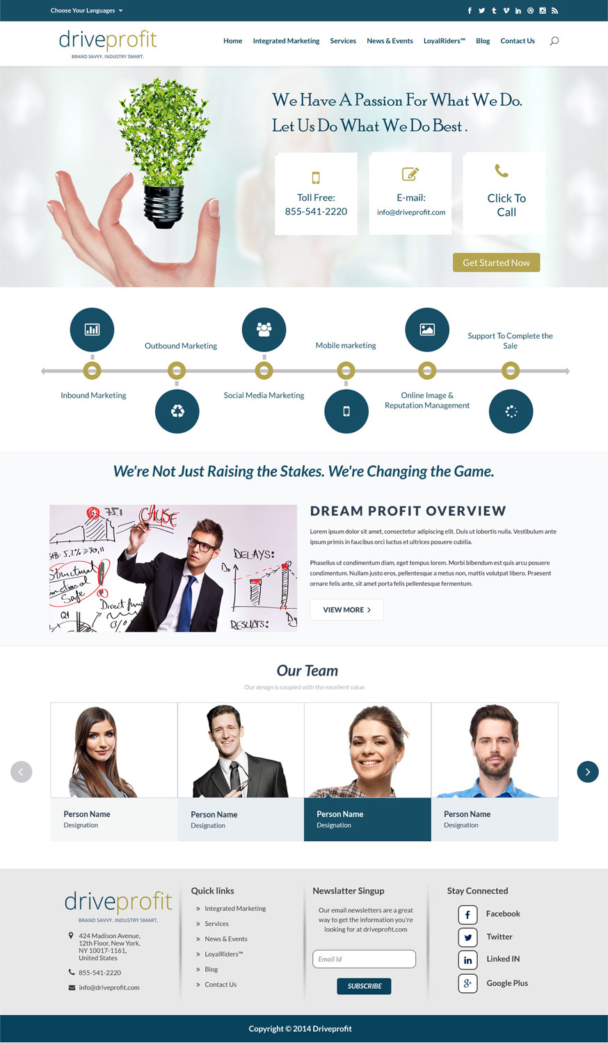 Web Design by Advent Innovative for DriveProfit | Design #5072804