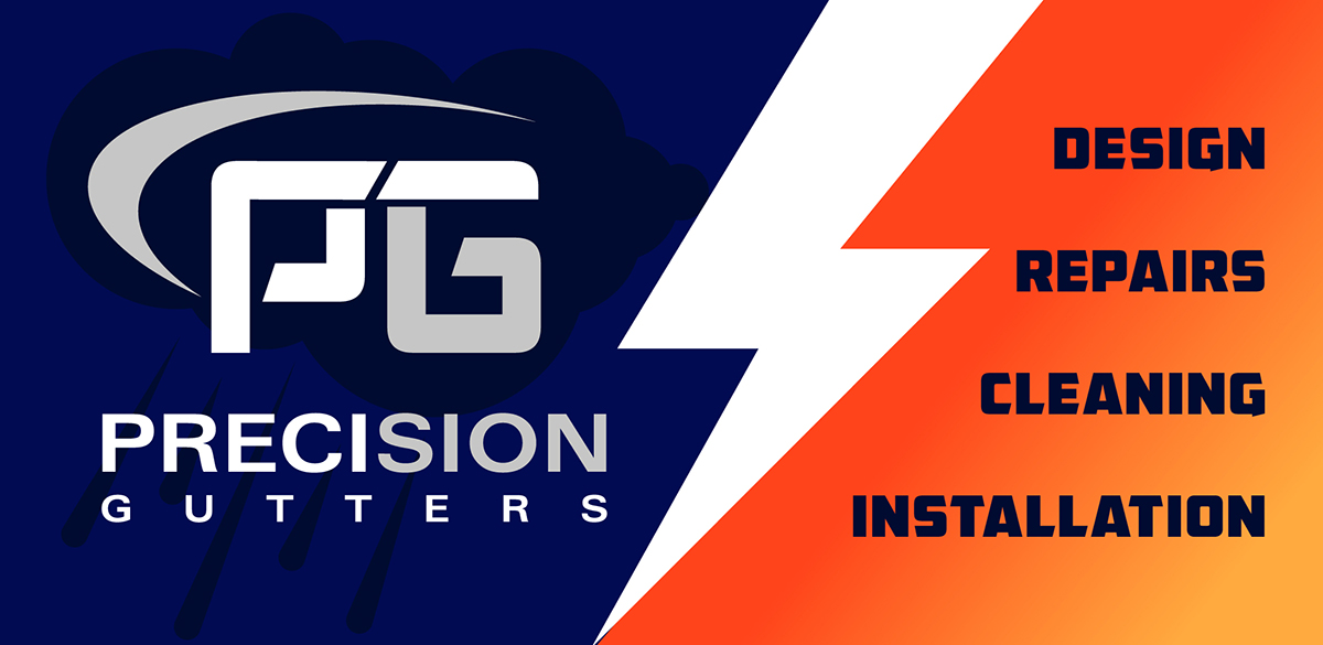 Signage Design by Synthesis for Precision Gutters LTD. | Design #4593540