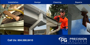 Signage Design by caesars for Precision Gutters LTD. | Design #4601207